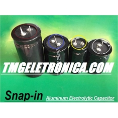 18000uf 50V - CAPACITOR ELETROLITICO 18000µF RADIAL,Capacitor, Aluminum Electrolytic Radial Elect Cap 18000uF 50V - 85°C SNAP IN - 18000uf / 50Volts - CAP. ELCO - Radial 85° - Snap-in SIZE Ø30Mm X 50Mm